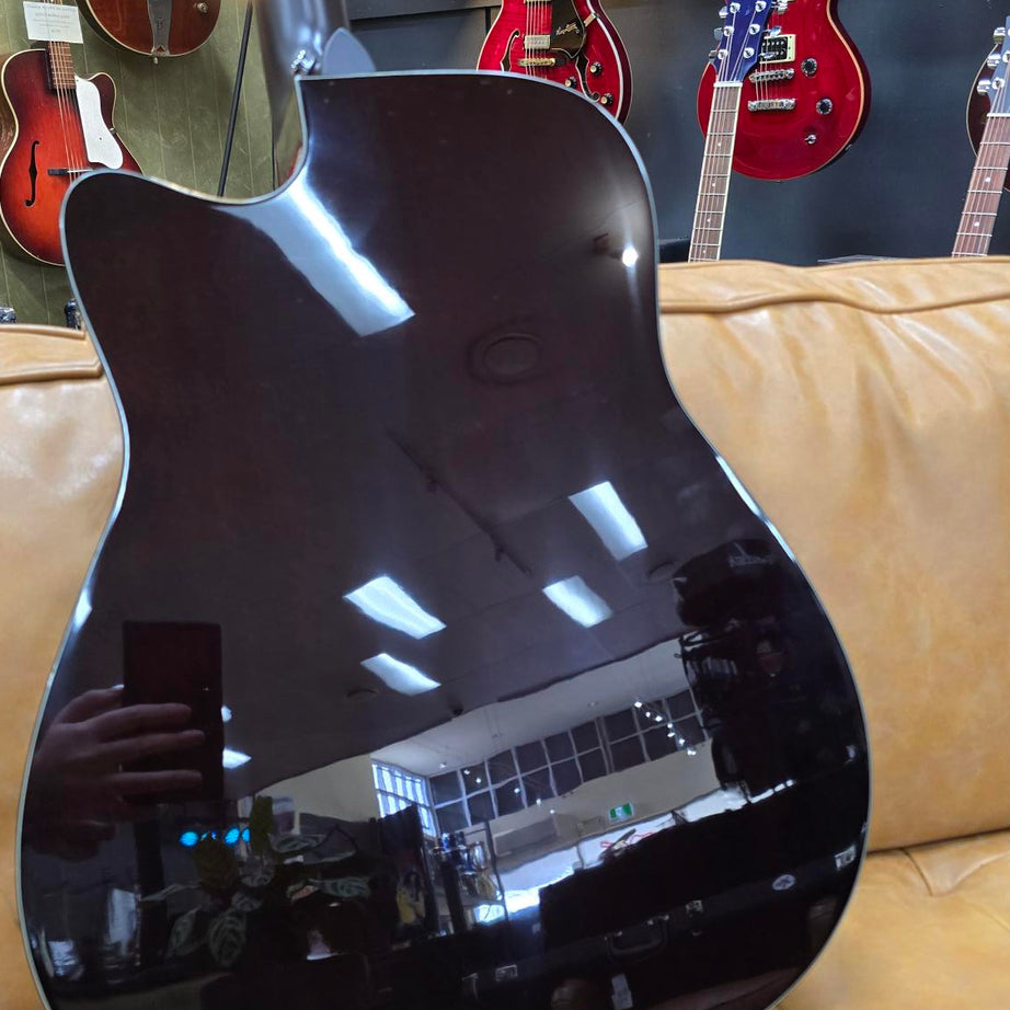 Yamaha TAG1C Grade TransAcoustic Solid Top Dreadnought Acoustic Guitar w/ Pickup SandBurst Burst Gloss Includes Gig Bag