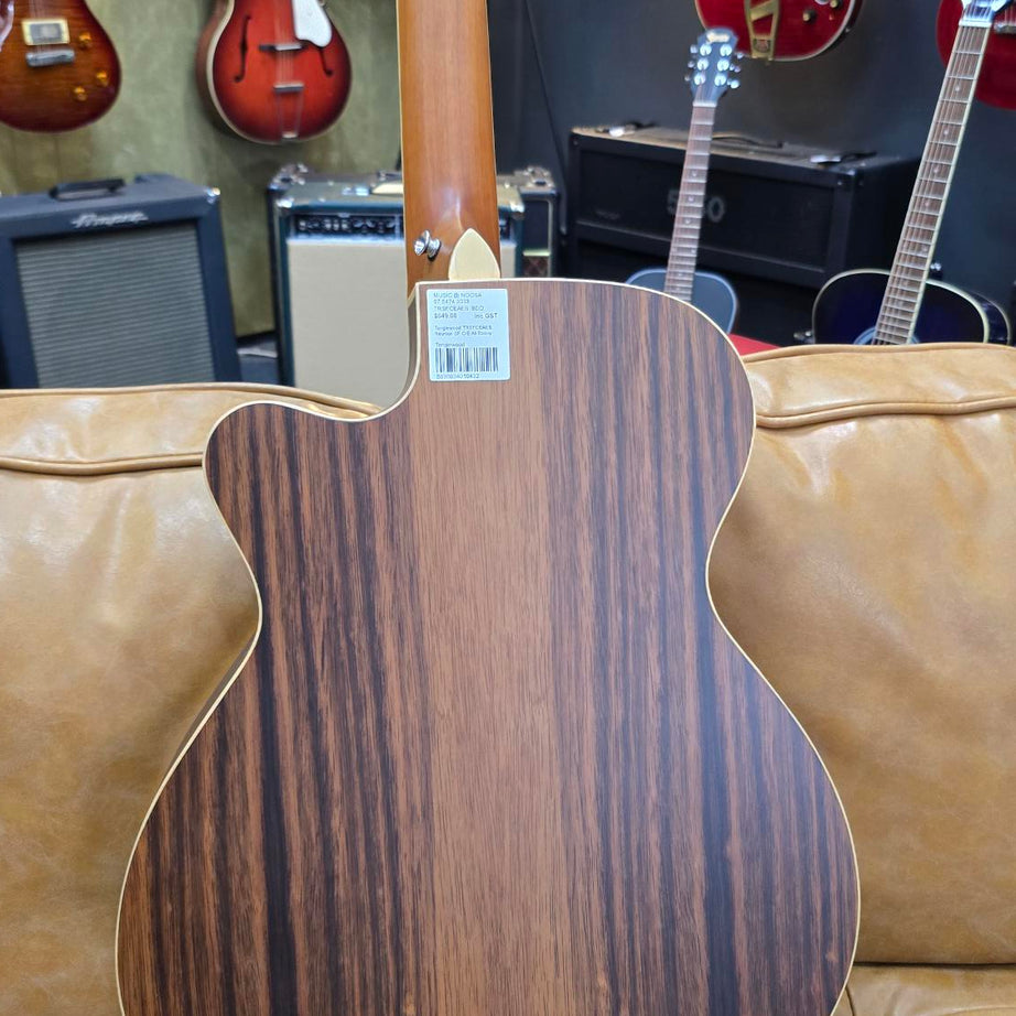 Tanglewood TRSFCEAEB Reunion all Ebony Super Folk Electric/Acoustic (Blemished Stock)