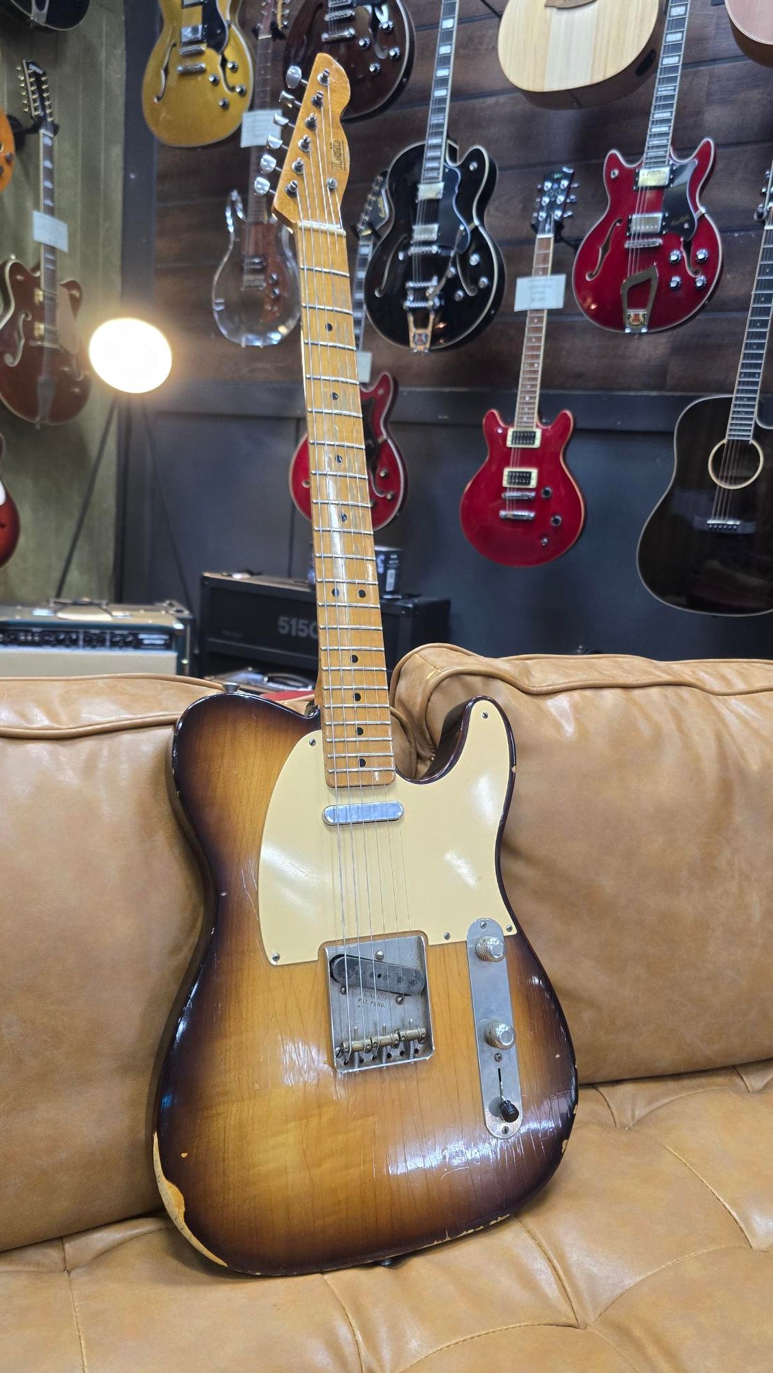 LSL T-BONE RELIC TELE ELECTRIC GUITAR WITH HARDCASE (Pre-Owned)