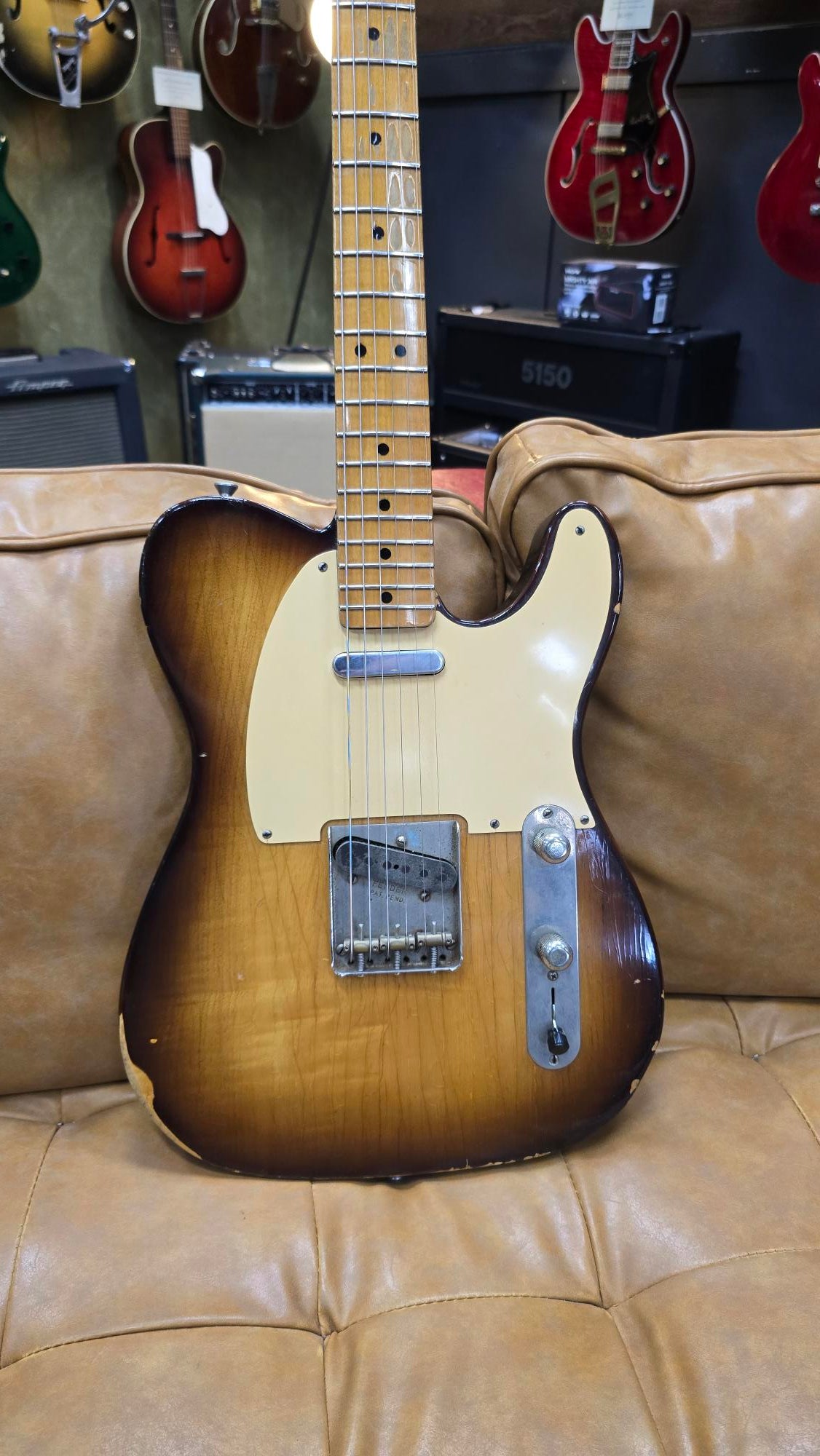 LSL T-BONE RELIC TELE ELECTRIC GUITAR WITH HARDCASE (Pre-Owned)