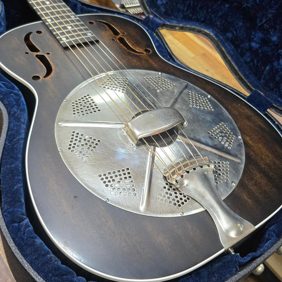 National Thunderbox M14T Resonator Guitar W/Case (Pre-Owned)