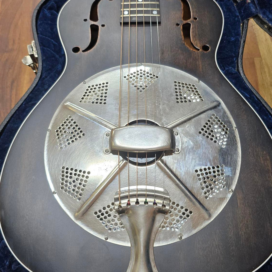 National Thunderbox M14T Resonator Guitar W/Case (Pre-Owned)