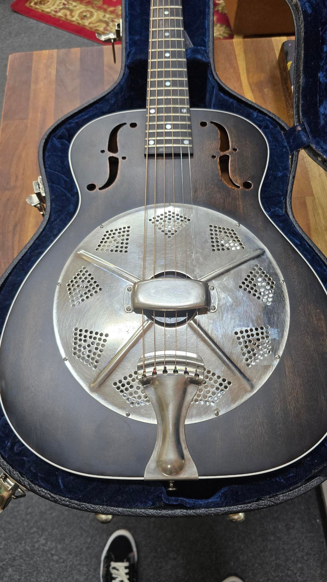 National Thunderbox M14T Resonator Guitar W/Case (Pre-Owned)