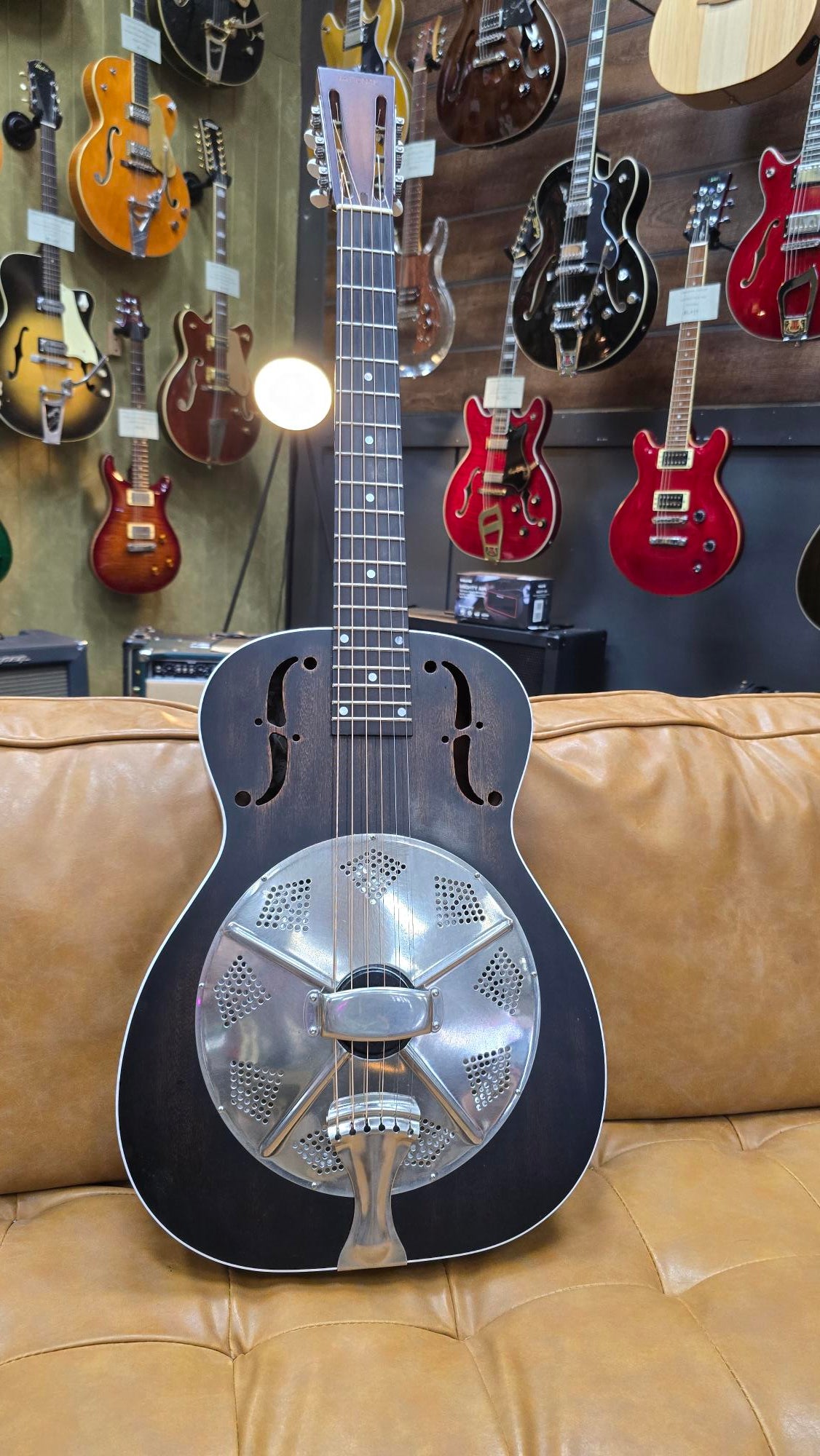 National Thunderbox M14T Resonator Guitar W/Case (Pre-Owned)