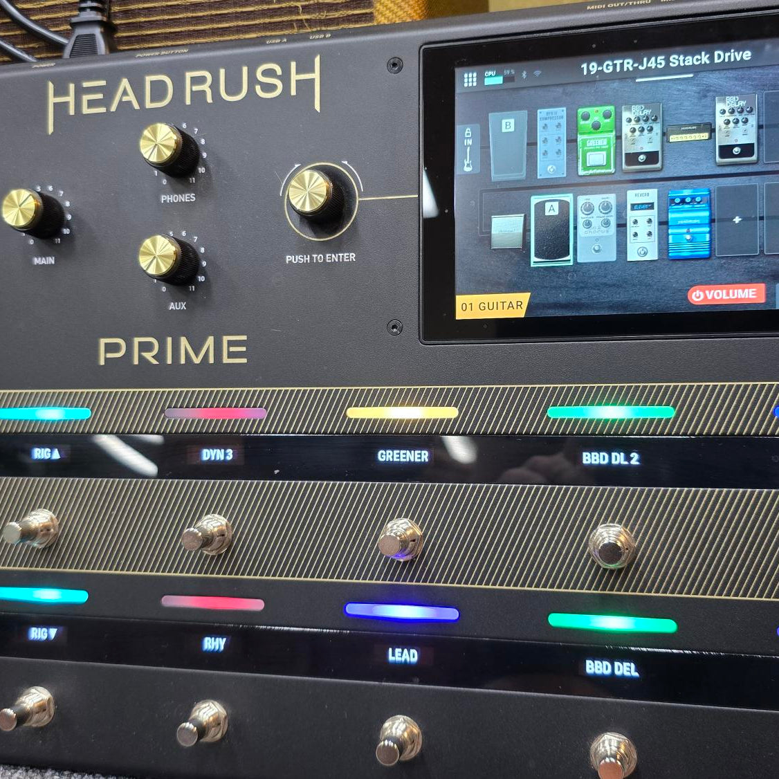 Head Rush Prime Amp Simulator, MultiFx All in one (Pre-Owned)