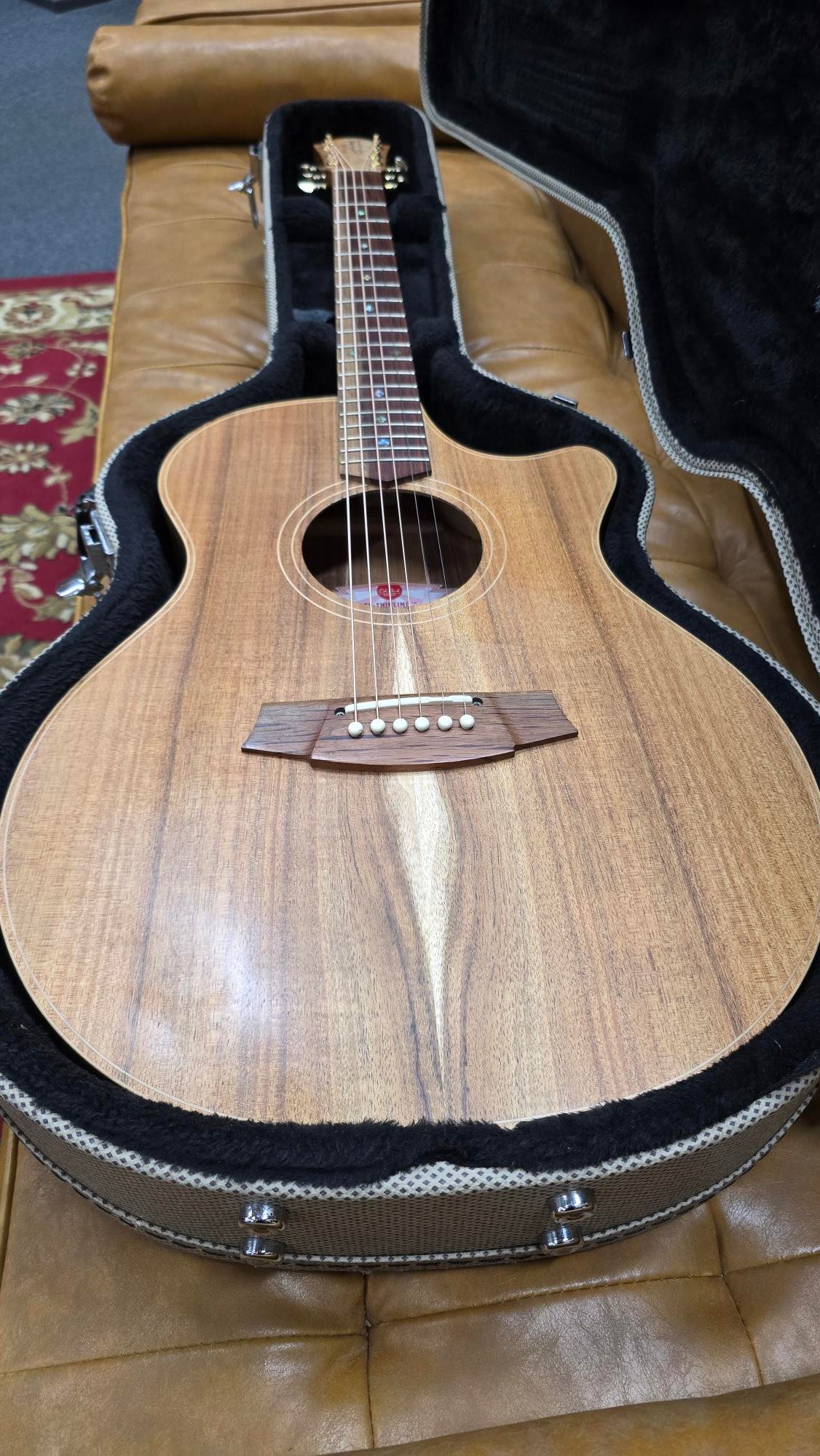 Cole Clark Thinline All Blackwood with Hardcase Pre-owned