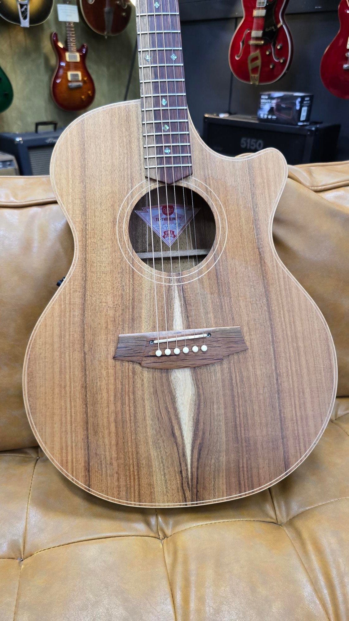 Cole Clark Thinline All Blackwood with Hardcase Pre-owned