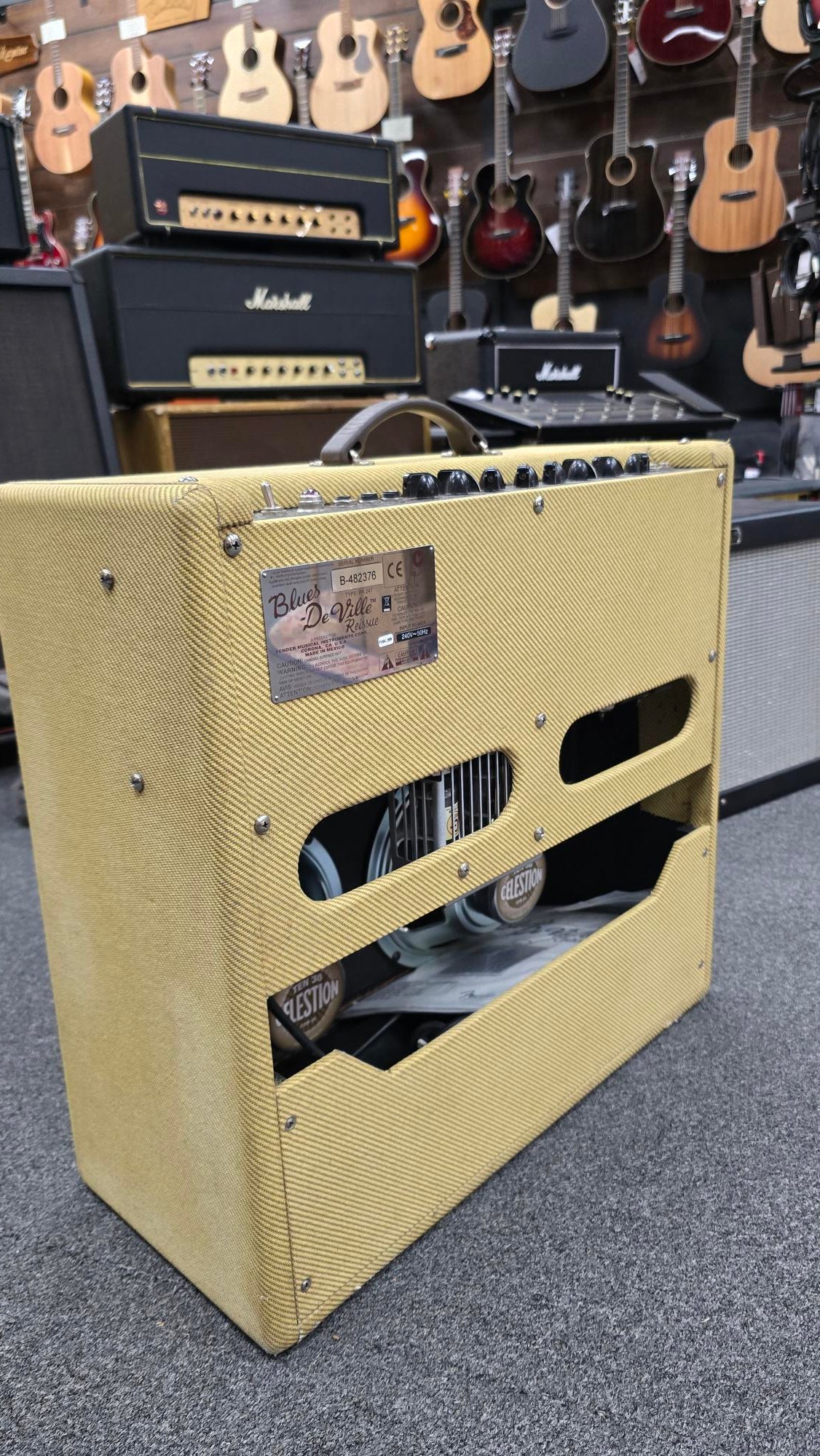 Fender Blues Deville 4x10 Tweed Guitar Amplifier (Pre-Owned)