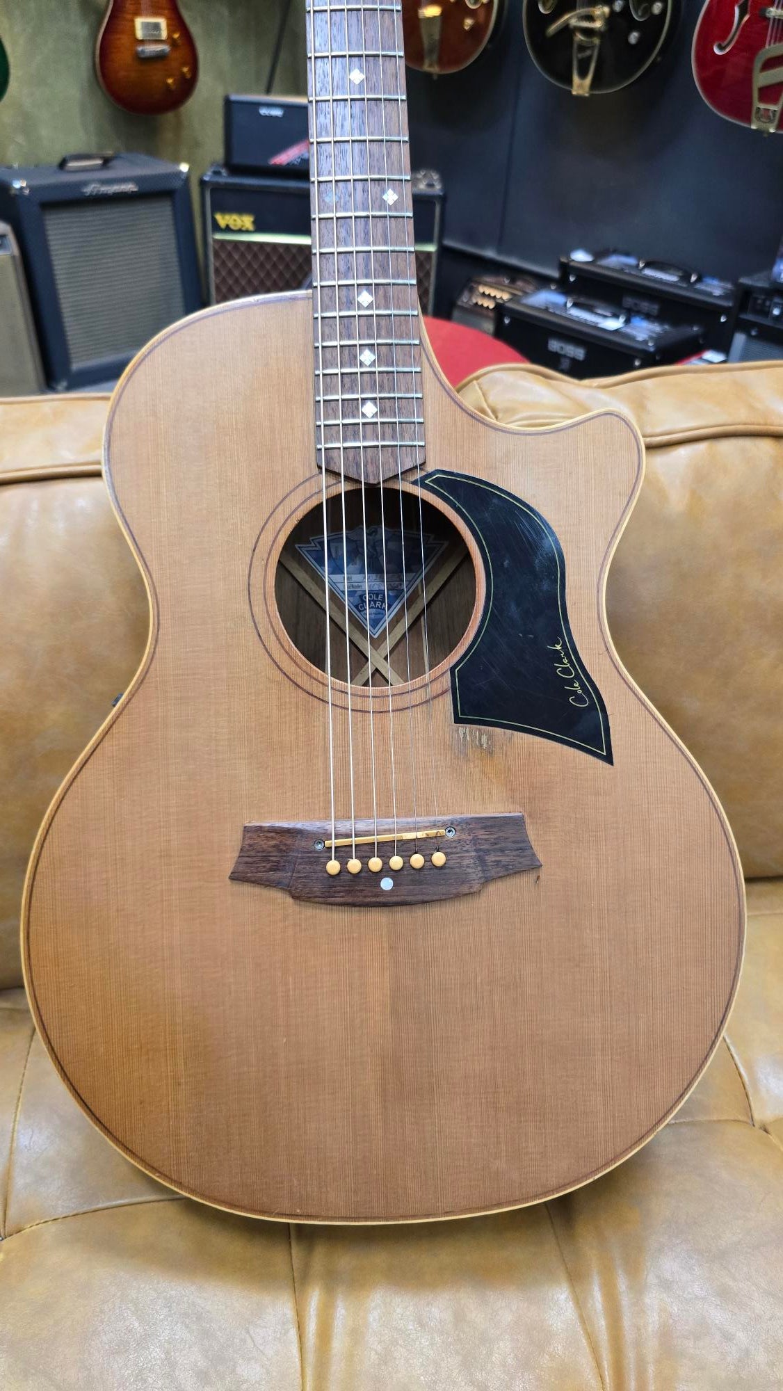Cole Clark Angel 2 Acoustic/Electric Guitar W/Case (Pre-Owned)