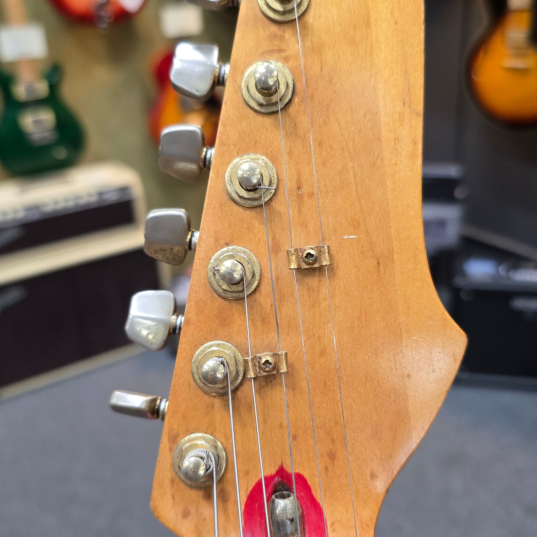 1980's Red Ibanez Blazer Electric Guitar W/Case