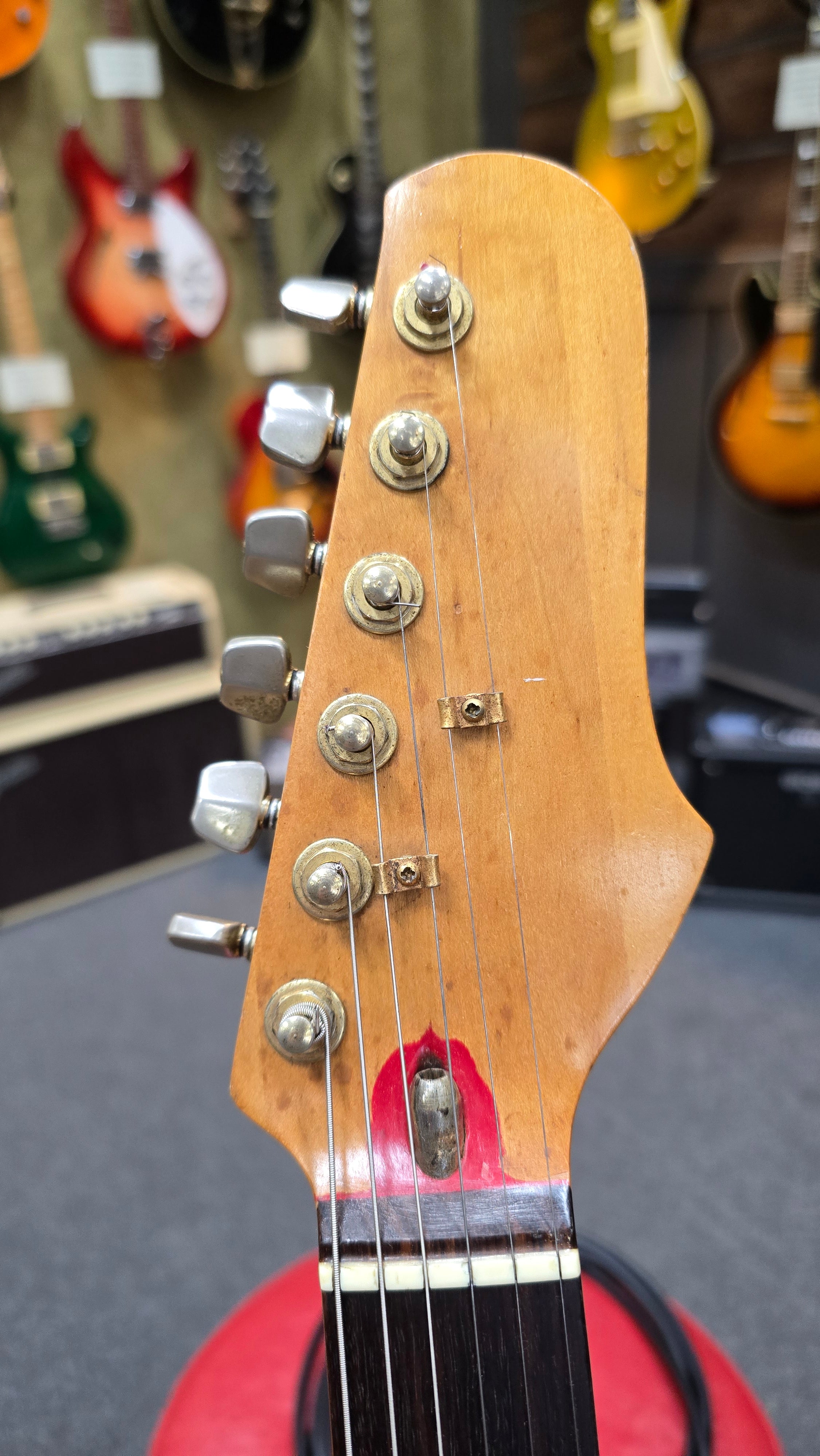 1980's Red Ibanez Blazer Electric Guitar W/Case