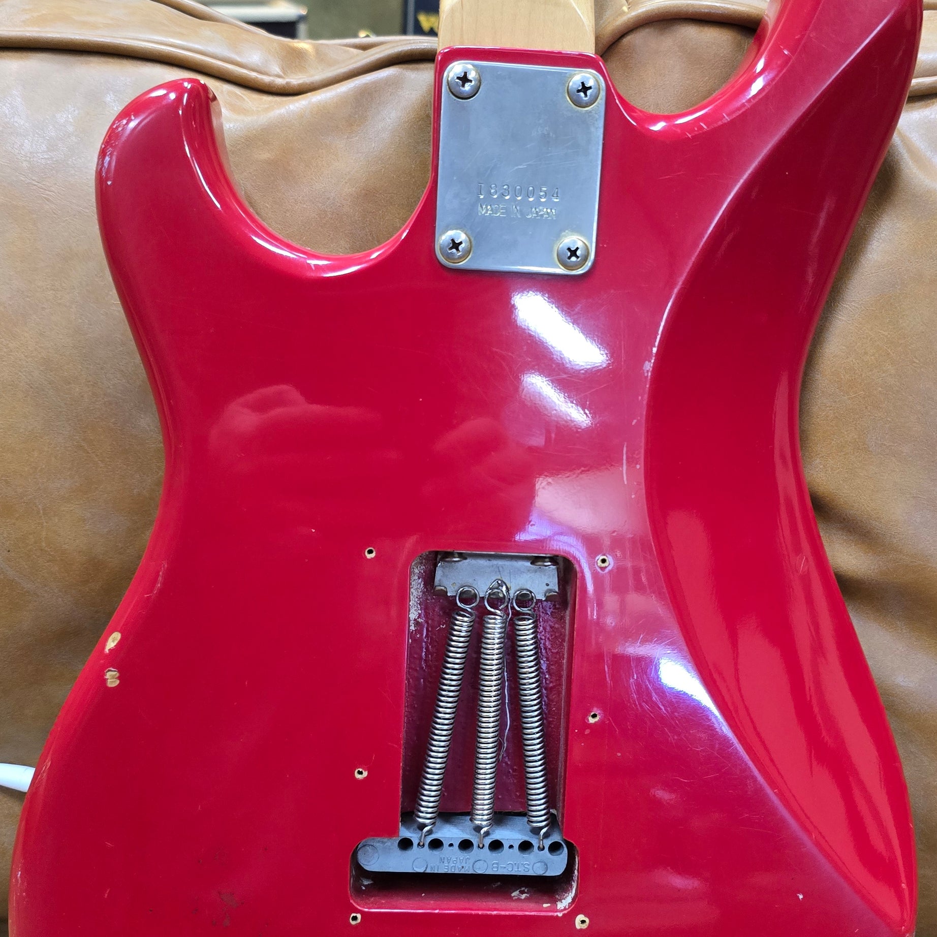 1980's Red Ibanez Blazer Electric Guitar W/Case