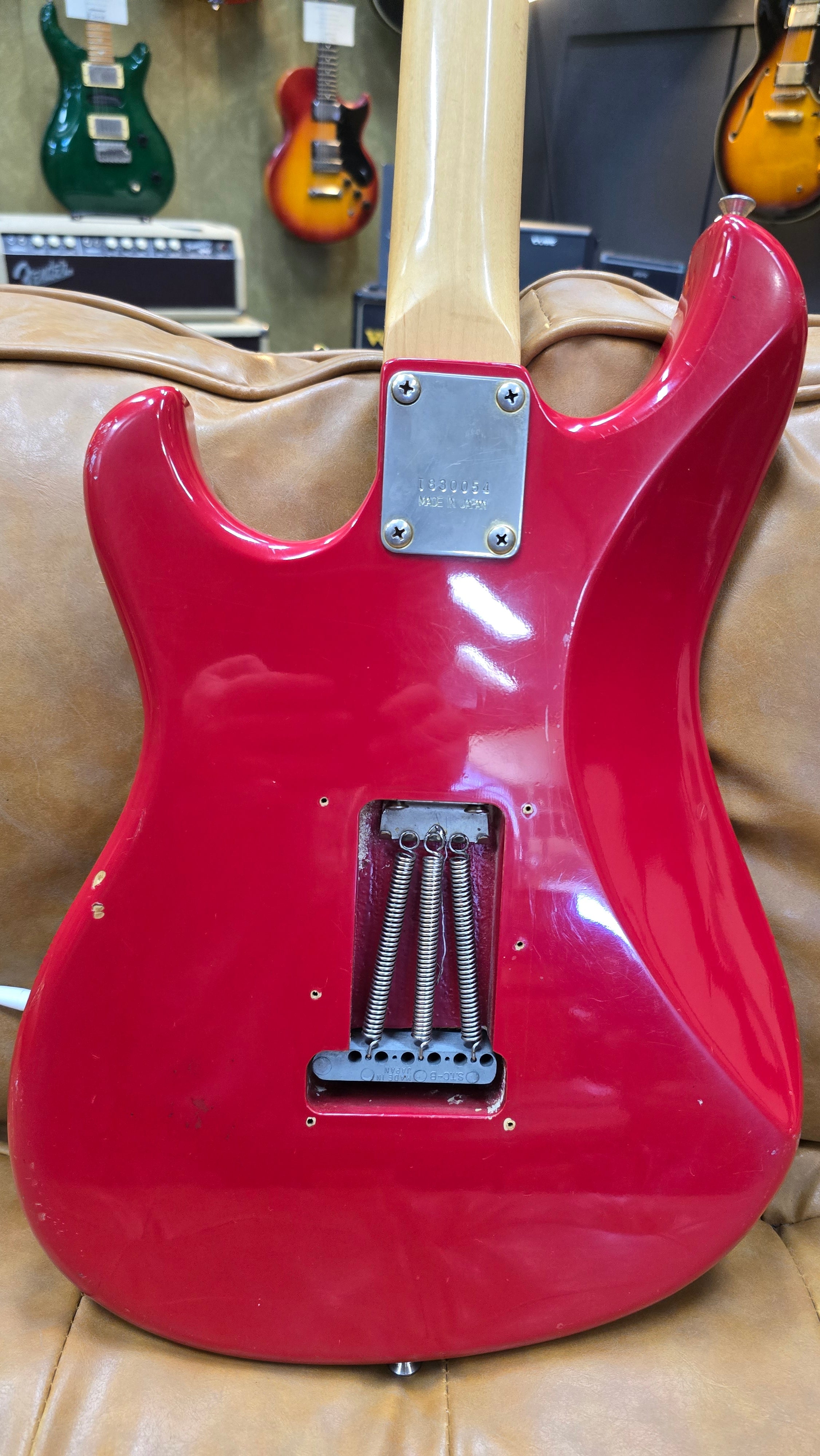 1980's Red Ibanez Blazer Electric Guitar W/Case