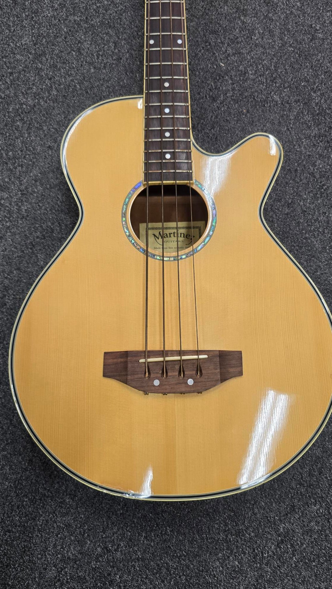 Martinez Acoustic/Electric Bass Guitar (Pre-Owned)