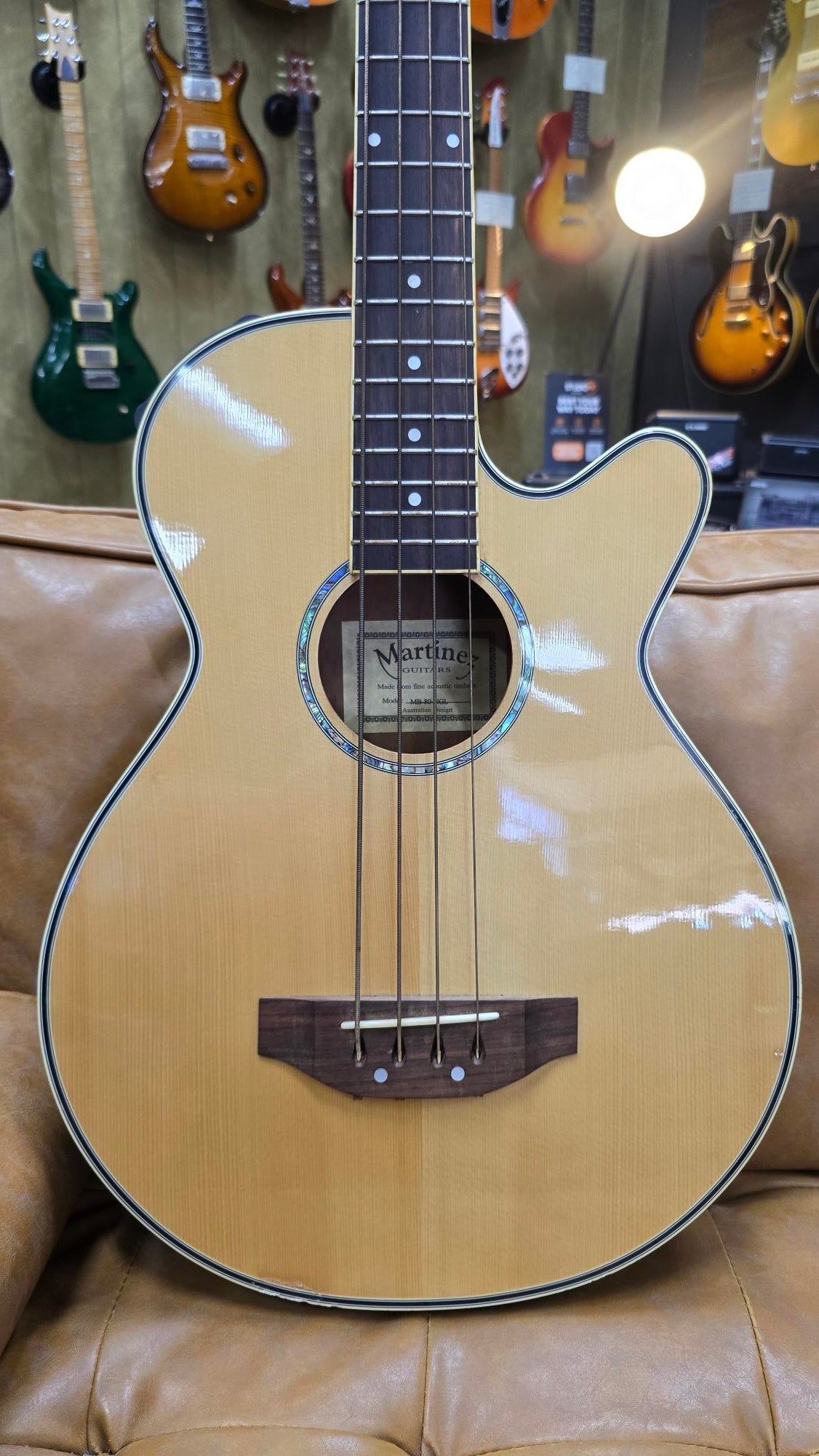 Martinez Acoustic/Electric Bass Guitar (Pre-Owned)