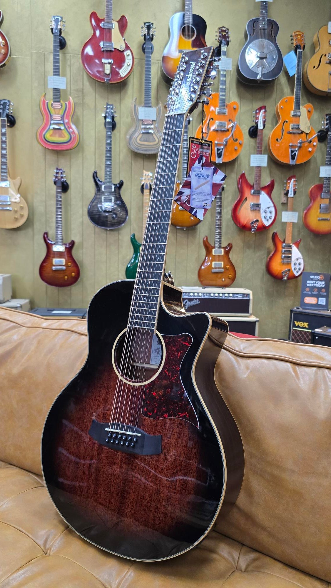 Tanglewood Winterleaf TW12VCEAVB 12 String Acoustic/Electric Guitar (Pre-Owned)