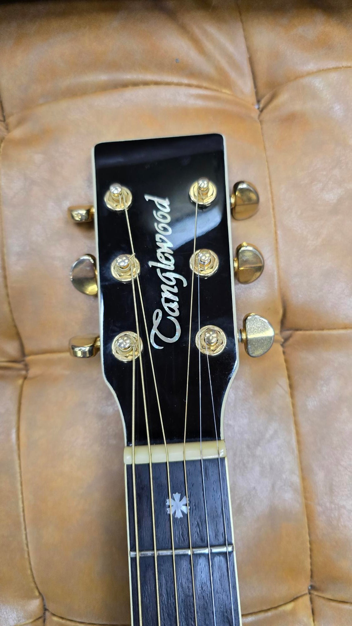 Tanglewood TW49 Black Gloss All solid timbers Acoustic/Electric Guitar W/Case (Pre-Owned)