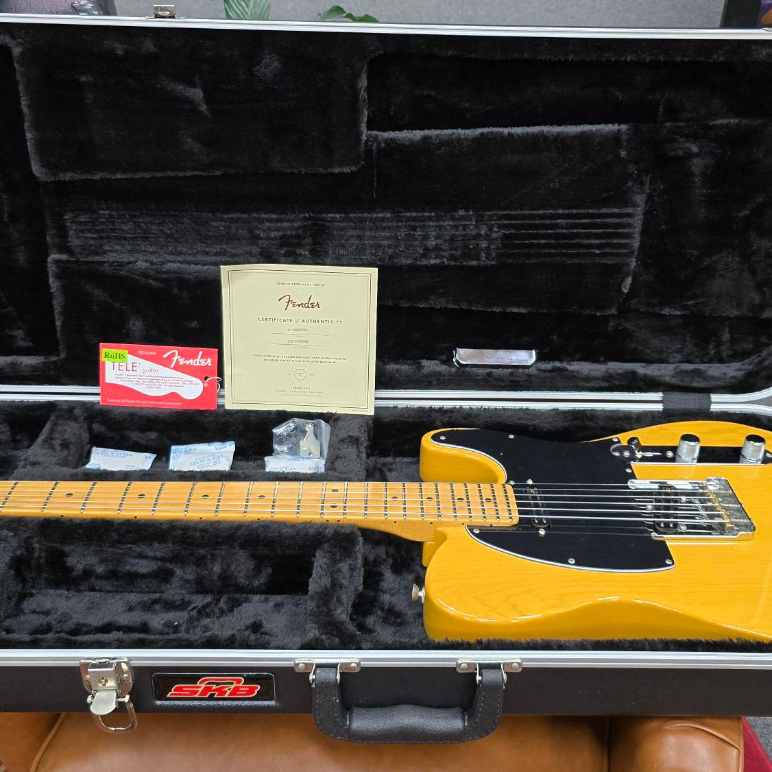 2017 USA Fender Telecaster Electric Guitar Upgraded Pickups W/Case (Pre-Owned)