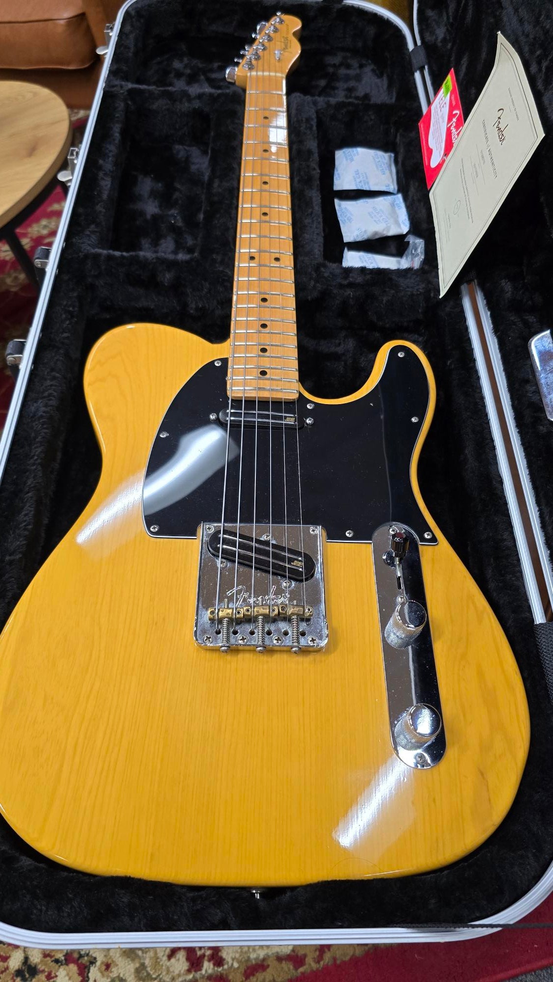 2017 USA Fender Telecaster Electric Guitar Upgraded Pickups W/Case (Pre-Owned)