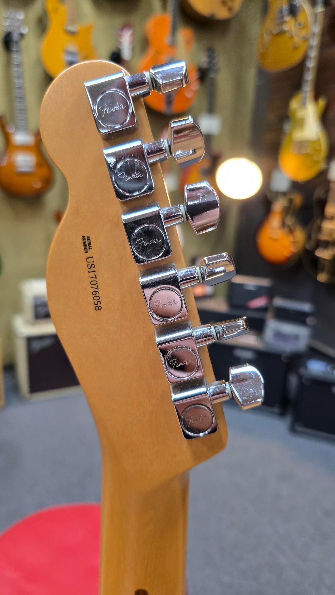 2017 USA Fender Telecaster Electric Guitar Upgraded Pickups W/Case (Pre-Owned)