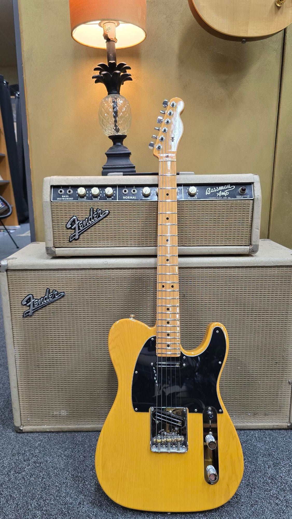 2017 USA Fender Telecaster Electric Guitar Upgraded Pickups W/Case (Pre-Owned)