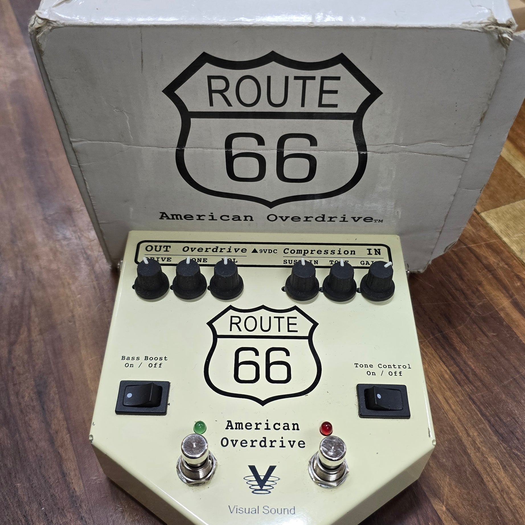 Visual Sound Route 66 O/D Compression Pedal FX EFFECTS (Pre-Owned