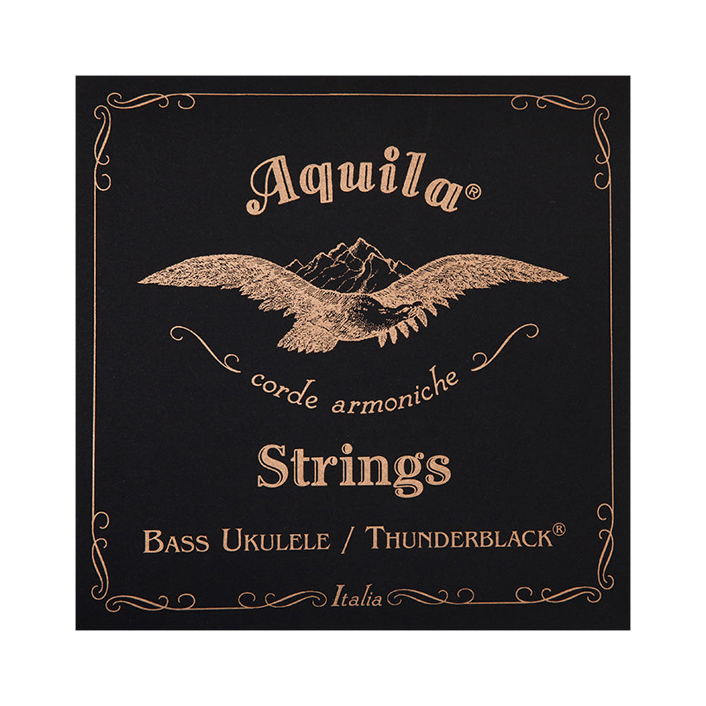 Aquila Bass Ukulele SET-ThunderBlack 140U