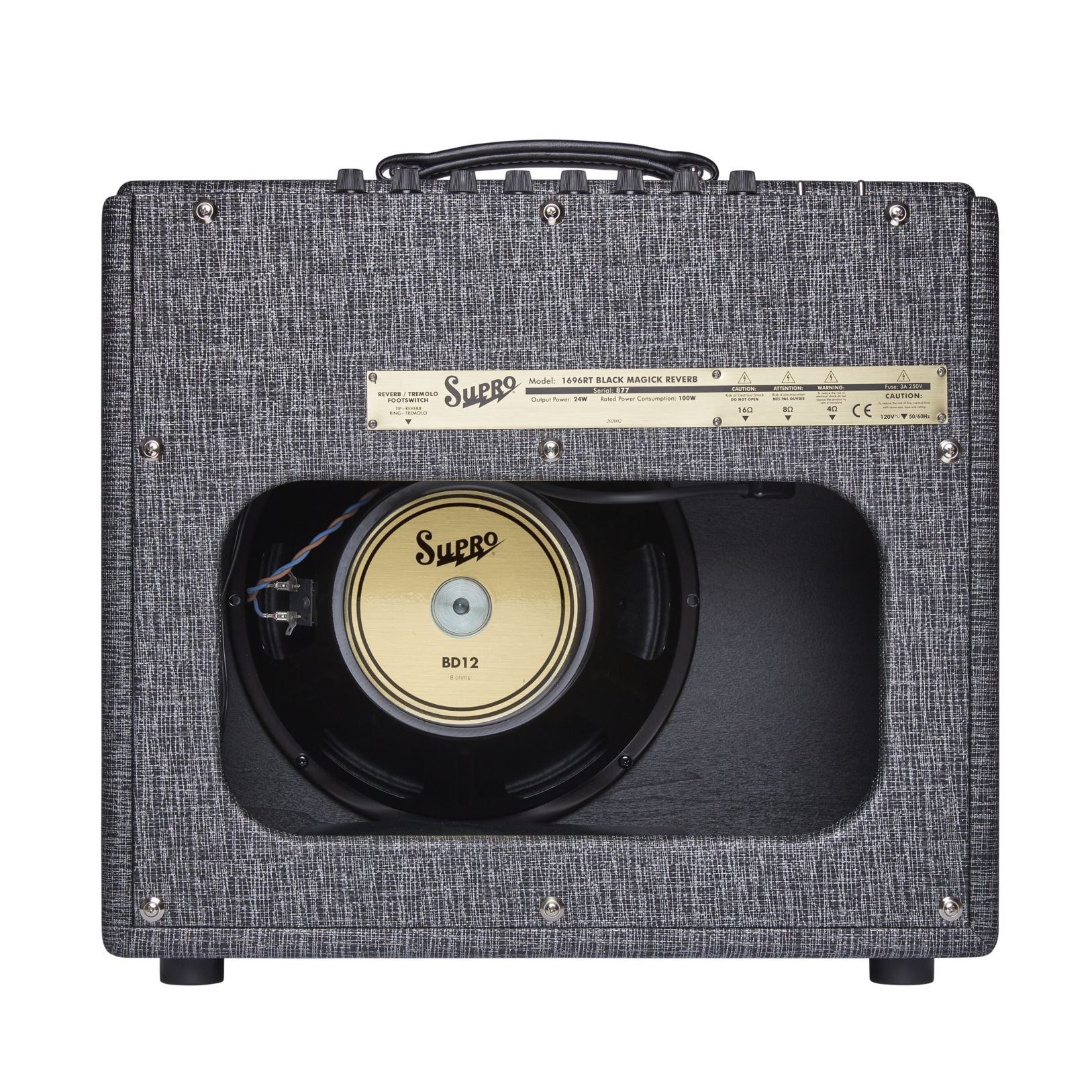 Supro Black Magick Reverb 1x12 | 25-Watt | Reverb and Tremolo guitar amplifier