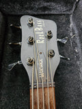 WARWICK ROCK BASS 5 STRING ELECTRIC BASS GUITAR W/Hardcase ( Pre Owned )