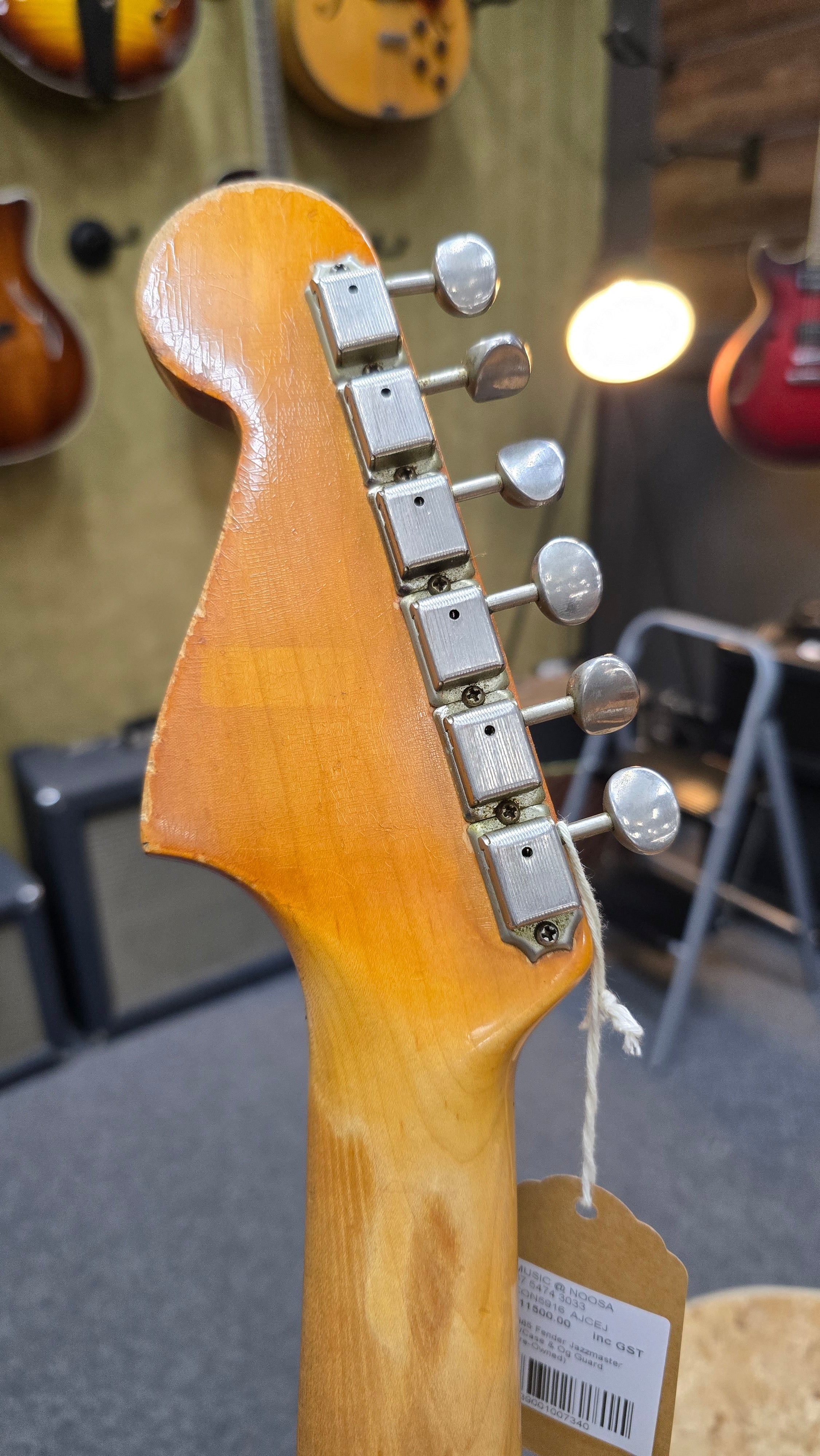 sold *** 1965 Fender Jazzmaster L Series Surf Green Vintage Electric Guitar W/Case