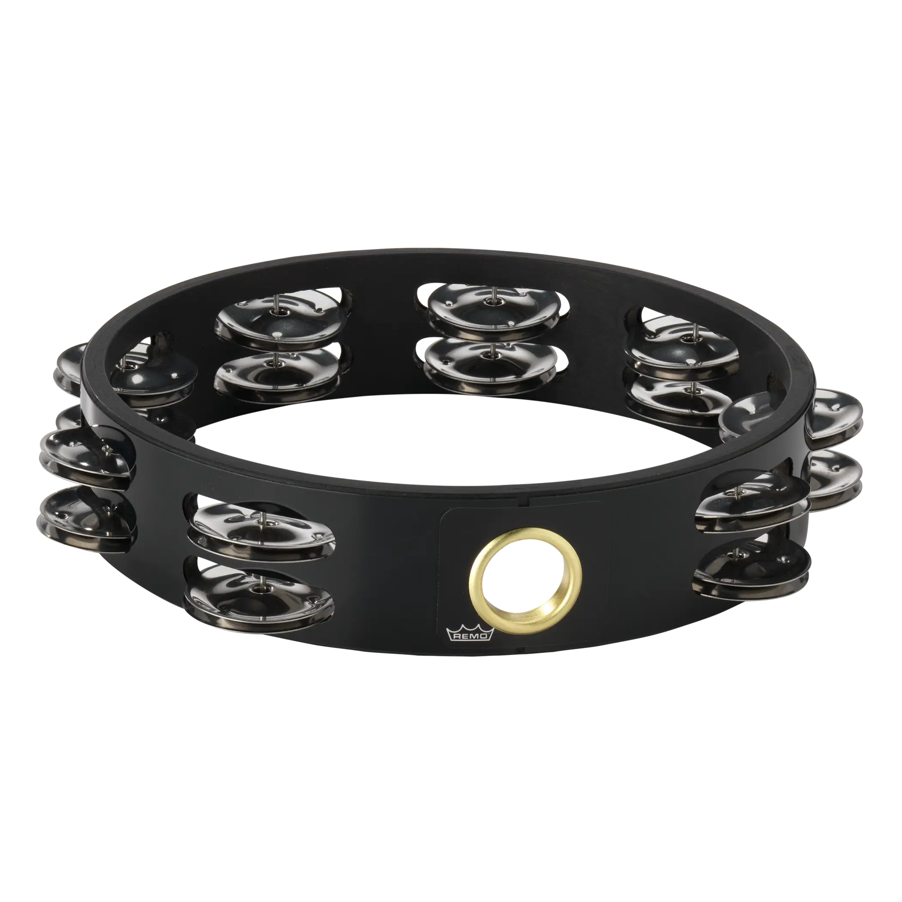 Headless Tambourine - Quadura Black, 8"