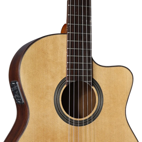 Altura A7C-CE Crossover Guitar with Cutaway & Pickup