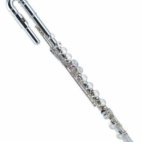 J.Michael FLU450S Flute (C) with 2-Head Joints in Silver Plated Finish