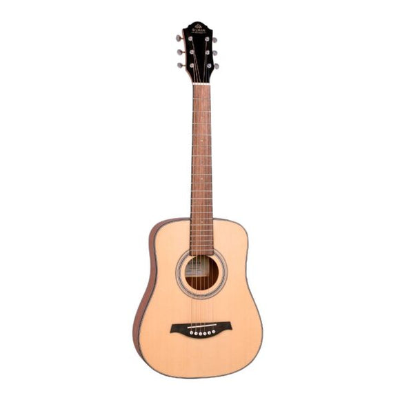 Gilman GBY10 Mini Traveller Dreadnought Acoustic Guitar in Natural Satin
