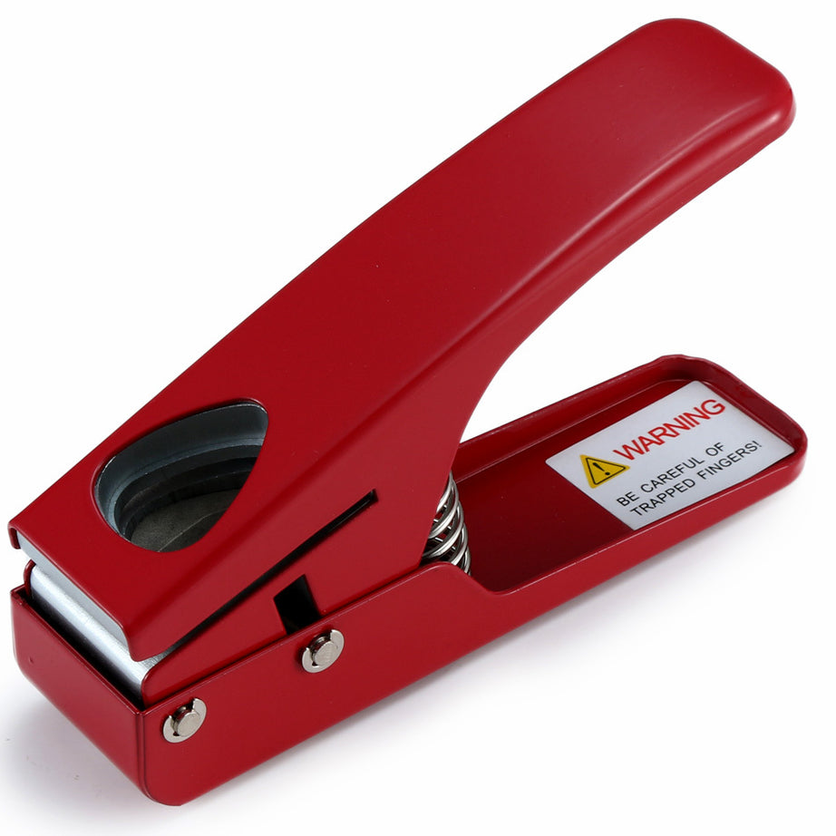 Maxtone Guitar Pick Punch in Red Finish