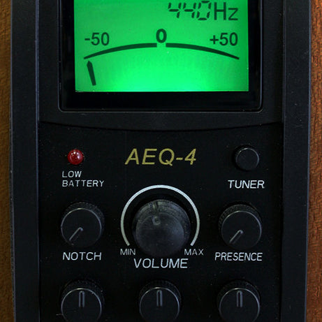 Aria AF-15 Folk Body AC/EL Guitar in Brown Sunburst