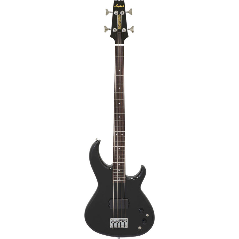 Aria Pro II SB-ONE Series Electric Bass Guitar in Black Gloss