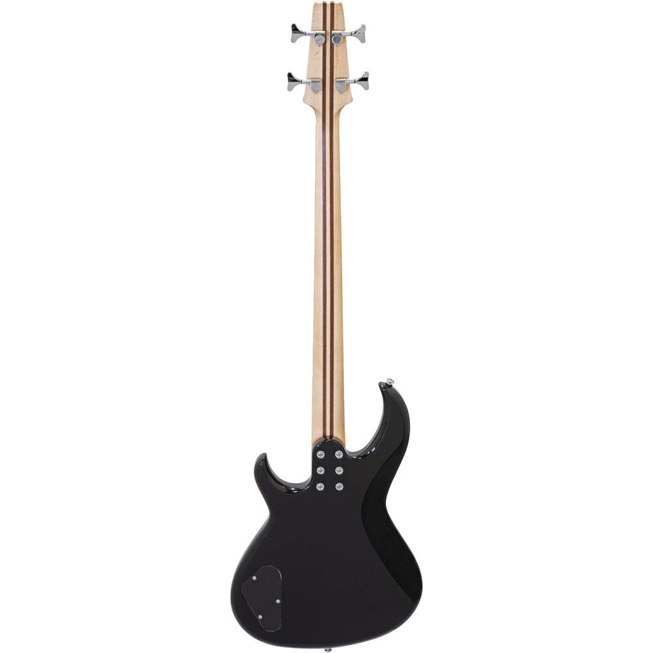 Aria Pro II SB-ONE Series Electric Bass Guitar in Black Gloss