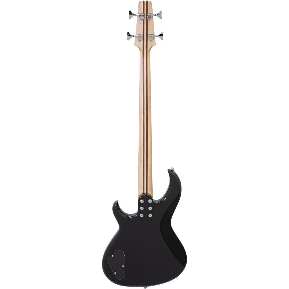 Aria Pro II SB-ONE Series Electric Bass Guitar in Black Gloss