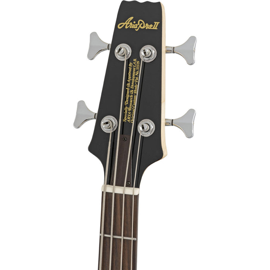 Aria Pro II SB-ONE Series Electric Bass Guitar in Black Gloss