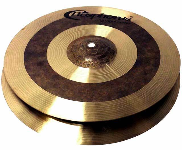 Bosphorus Antique Series 13" Crisp Hi-Hats Marries the Two Lathing Patterns of Traditional & Turk