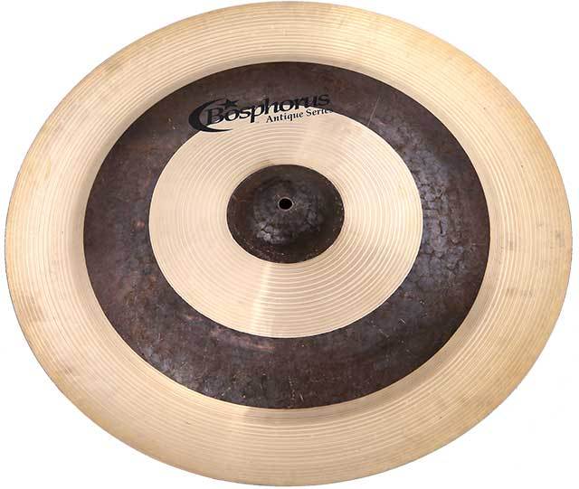 Bosphorus Antique Series 17" China Cymbal Marries the Two Lathing Patterns of Traditional & Turk