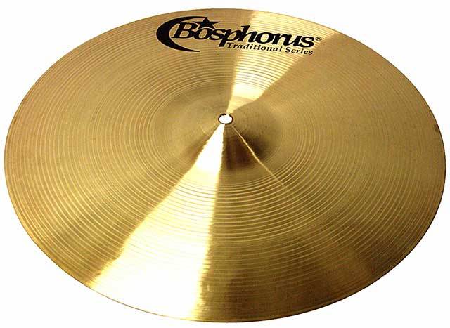Bosphorus Traditional Series 16" Medium/Thin Crash Cymbal Our Most Diverse Family of Cymbals