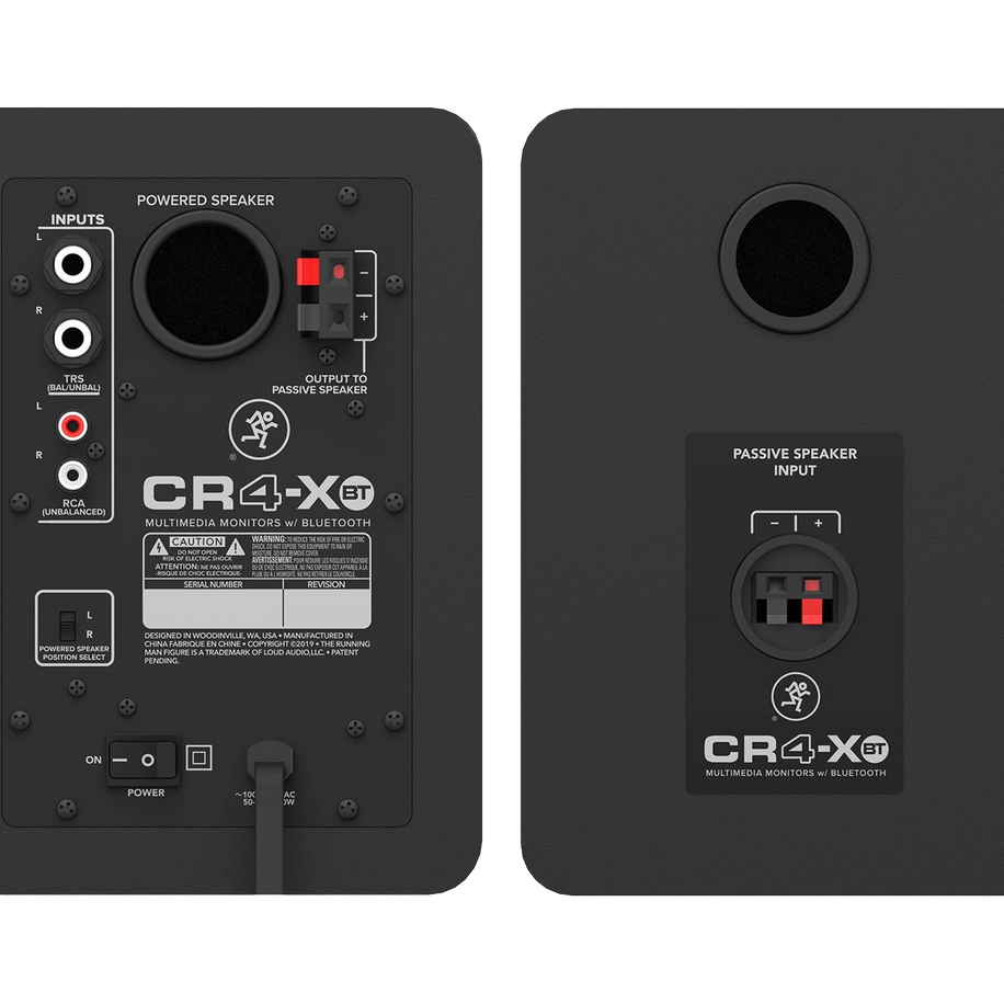 Mackie CR4-XBT Studio Monitors with Bluetooth