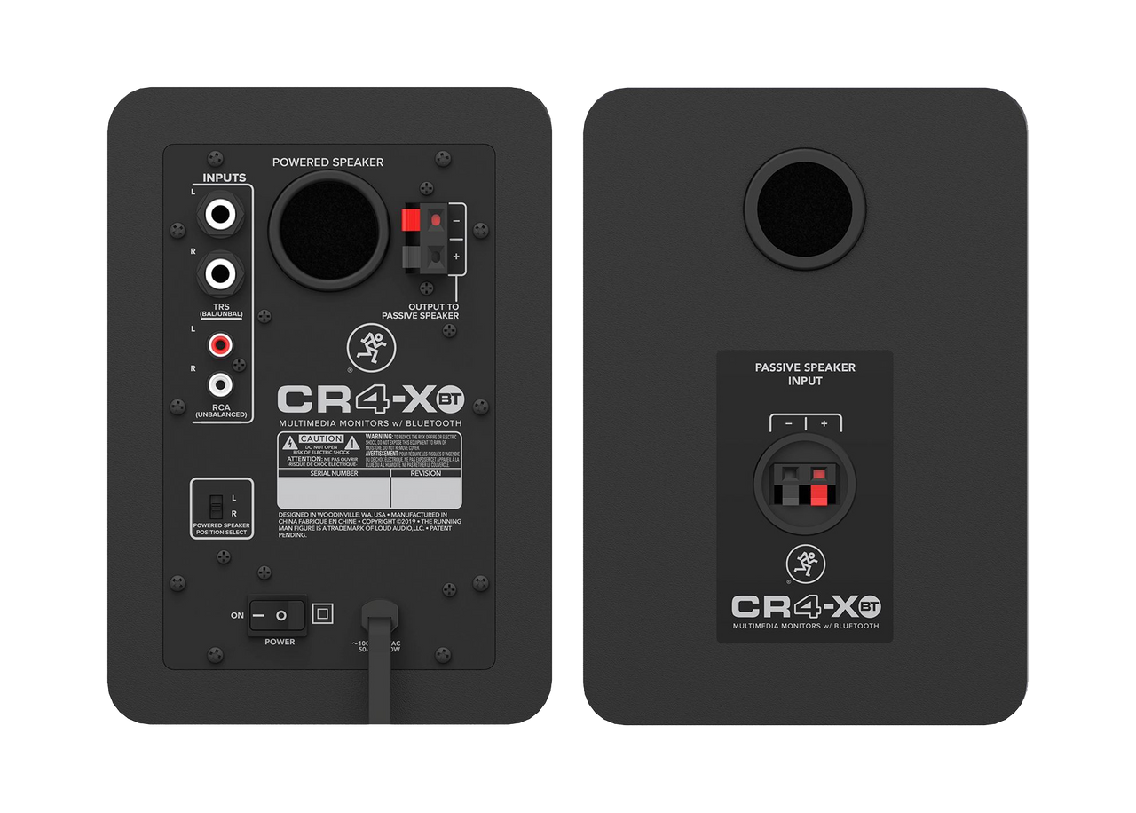 Mackie CR4-XBT Studio Monitors with Bluetooth