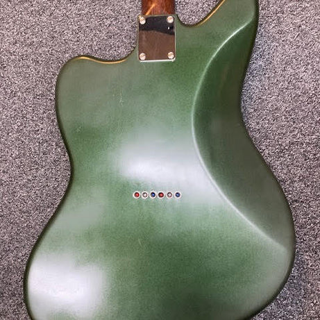 Custom Green Jazzmaster Paul Rhoney Body back