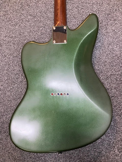 Custom Green Jazzmaster Paul Rhoney Body back