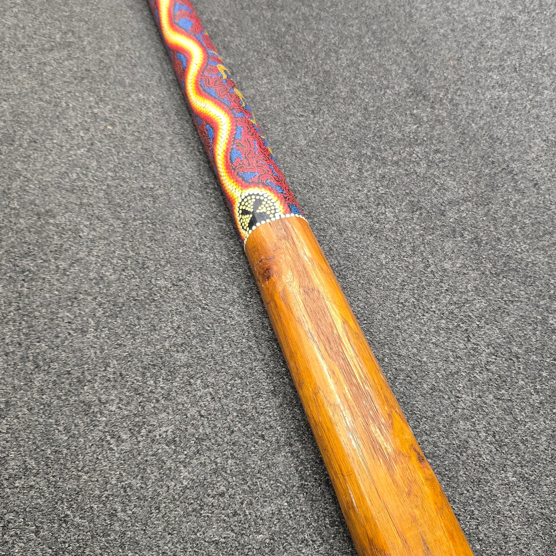 Large Natural Hardwood Didgeridoo (Preowned)