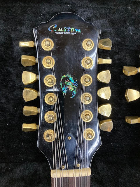 Custom Double Neck Electric Guitar in Hard Case Secondhand