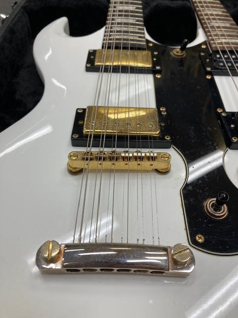 Custom Double Neck Electric Guitar in Hard Case Secondhand